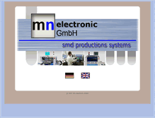 Tablet Screenshot of mn-electronic.de